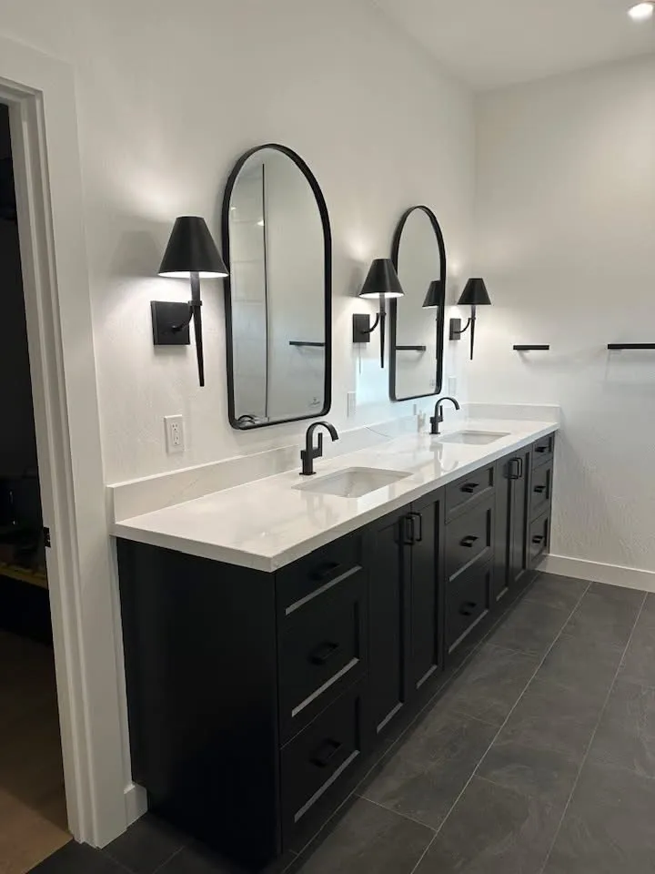 Recent bathroom remodel completed by JEM General Builders in the Bay Area