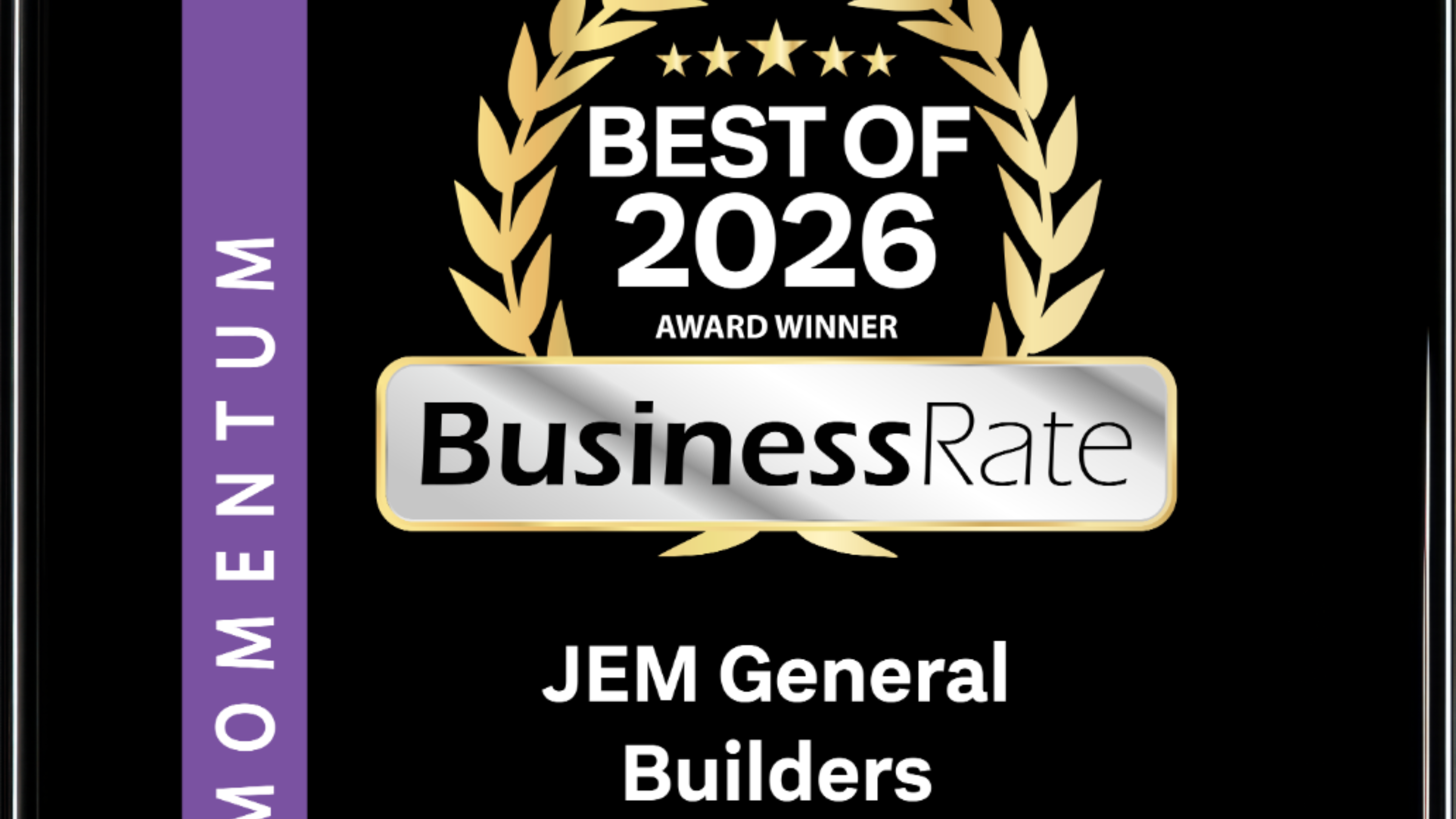 Best of 2026 award for JEM General Builders